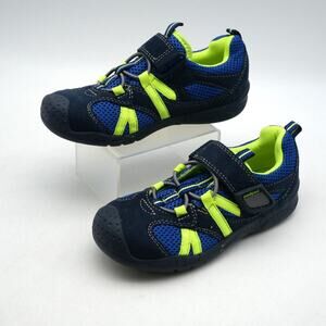 NEW Pediped Flex Renegade Water Shoes Big Kid Boys Size 12-12.5  Blue Lime